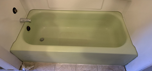 Tub before